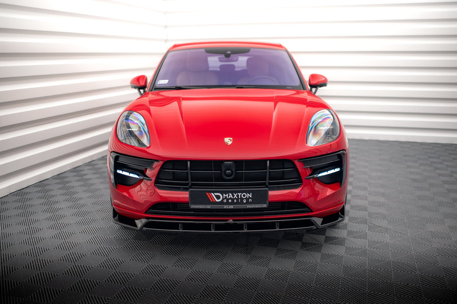 Frontläpp V.2 för Porsche Macan GTS / Sport Design Mk1 Facelift