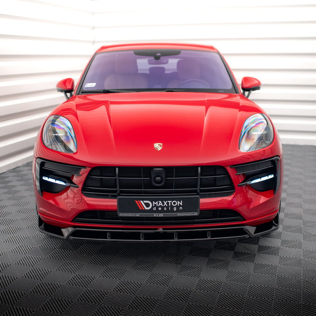 Frontläpp V.2 för Porsche Macan GTS / Sport Design Mk1 Facelift