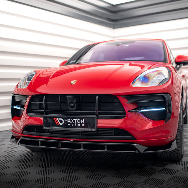 Frontläpp V.2 för Porsche Macan GTS / Sport Design Mk1 Facelift