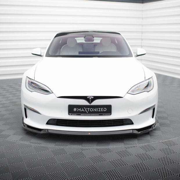 Frontläpp V.2 för Tesla Model S Plaid Mk1 Facelift