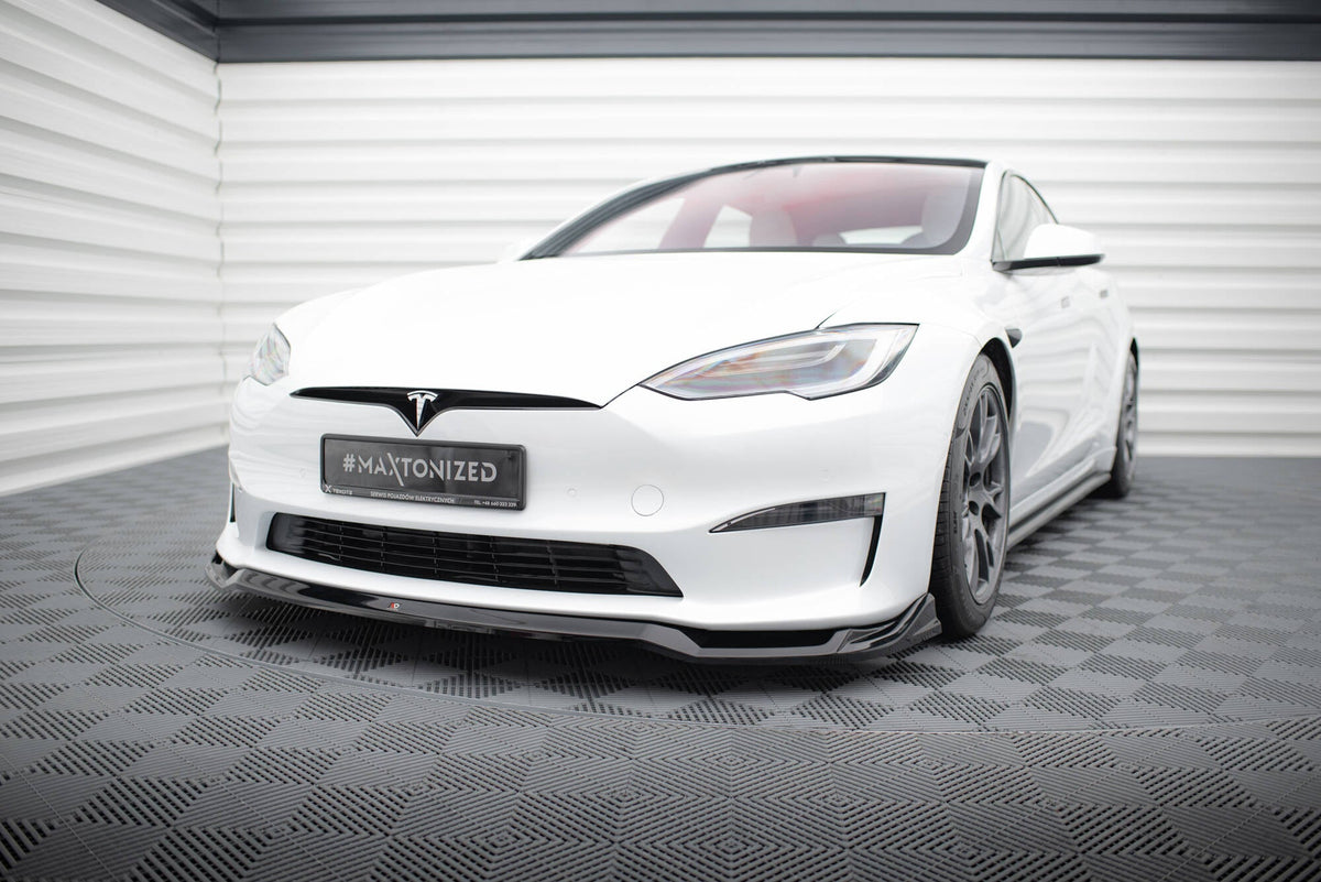 Frontläpp V.2 för Tesla Model S Plaid Mk1 Facelift