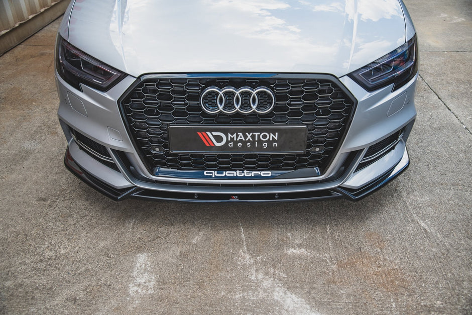 Frontläpp V.3 för Audi S3 / A3 S-Line 8V Facelift Sedan