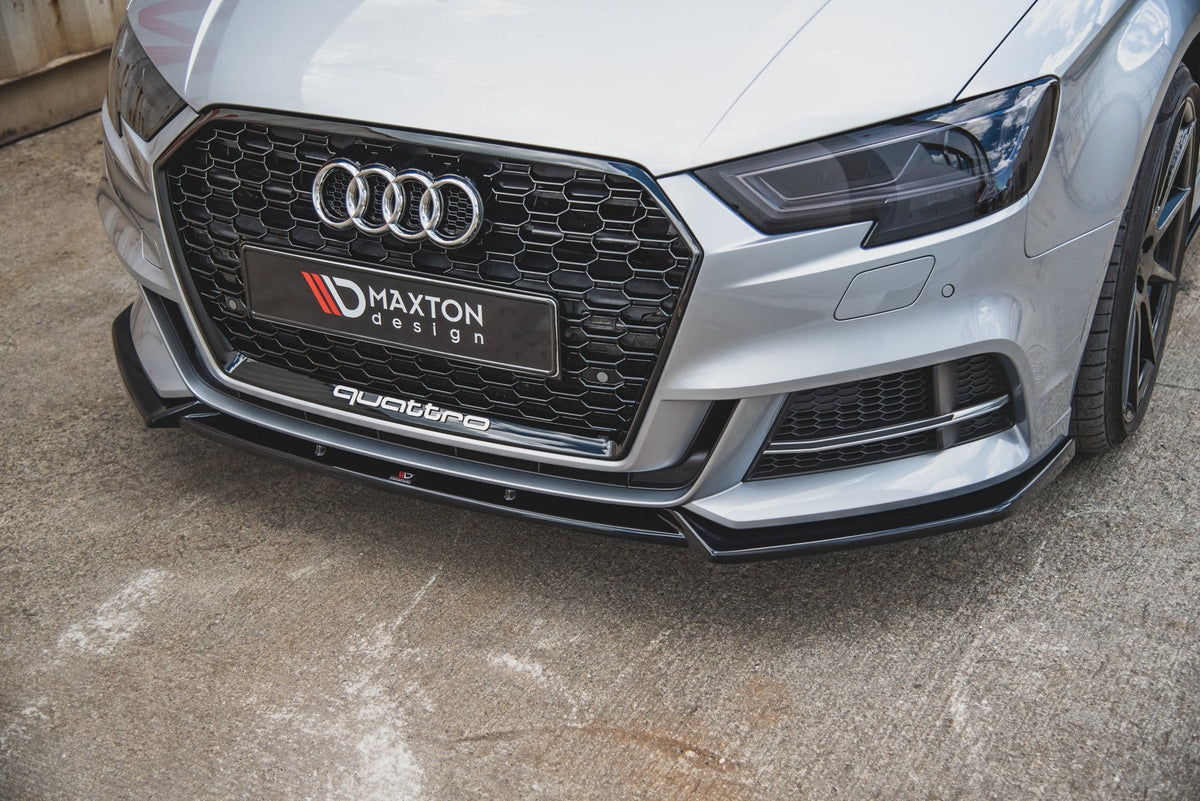 Frontläpp V.3 för Audi S3 / A3 S-Line 8V Facelift Sedan