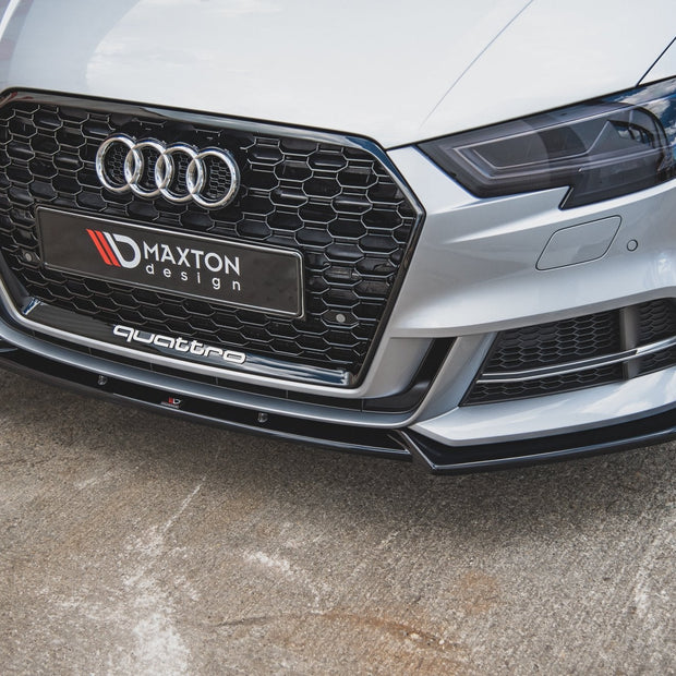Frontläpp V.3 för Audi S3 / A3 S-Line 8V Facelift Sedan