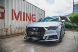 Frontläpp V.3 för Audi S3 / A3 S-Line 8V Facelift Sedan