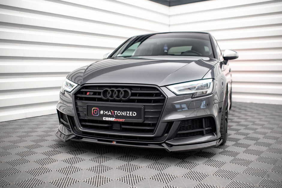 Frontläpp V.3 för Audi S3 / A3 S-Line Sportback 8V Facelift