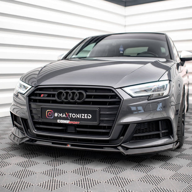 Frontläpp V.3 för Audi S3 / A3 S-Line Sportback 8V Facelift