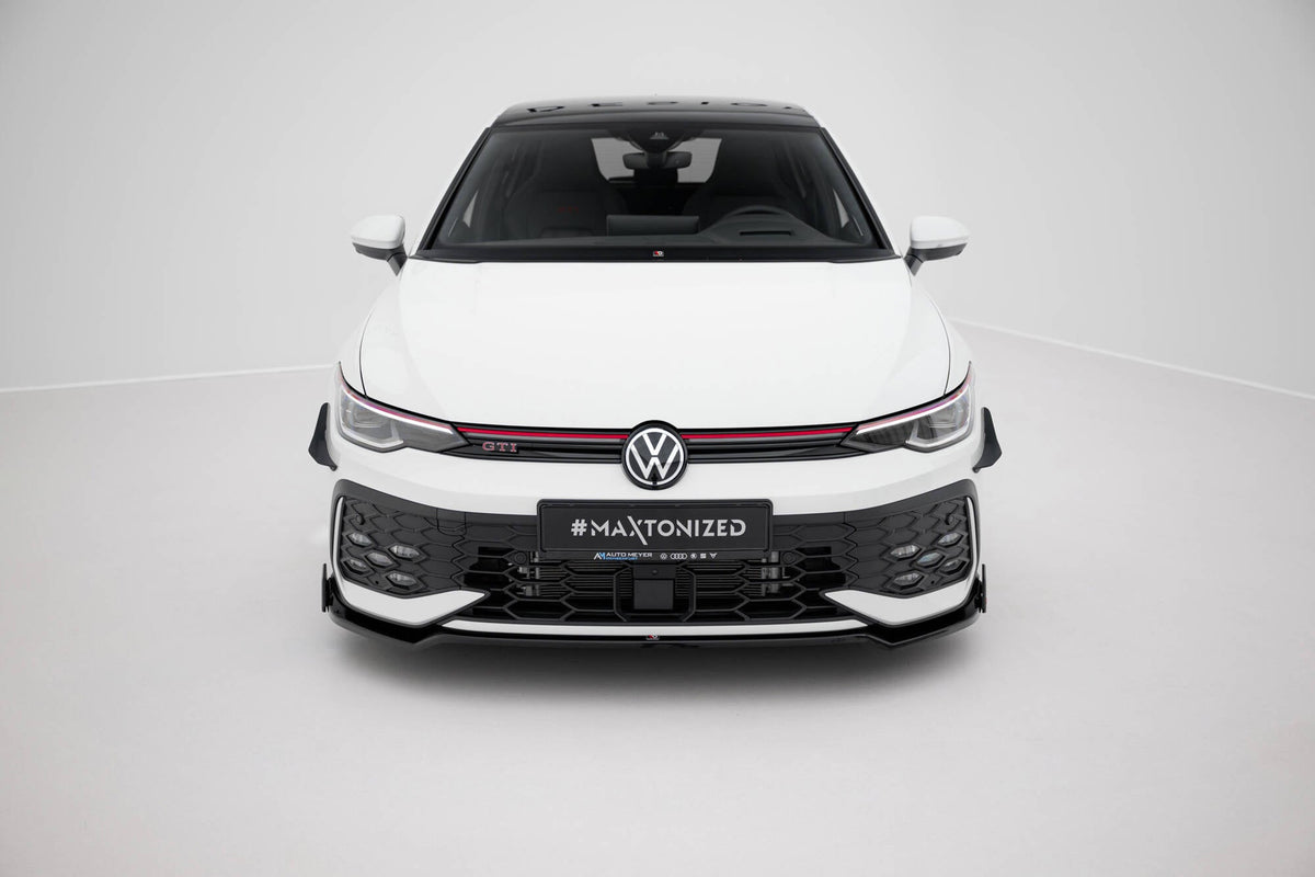 Frontläpp V.3 + Flaps för Volkswagen Golf GTI / GTE / R-Line Mk8 Facelift
