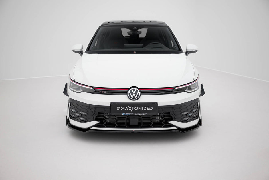 Frontläpp V.3 + Flaps för Volkswagen Golf GTI / GTE / R-Line Mk8 Facelift