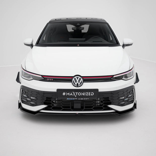 Frontläpp V.3 + Flaps för Volkswagen Golf GTI / GTE / R-Line Mk8 Facelift