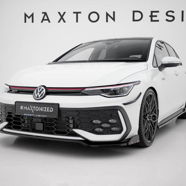 Frontläpp V.3 + Flaps för Volkswagen Golf GTI / GTE / R-Line Mk8 Facelift