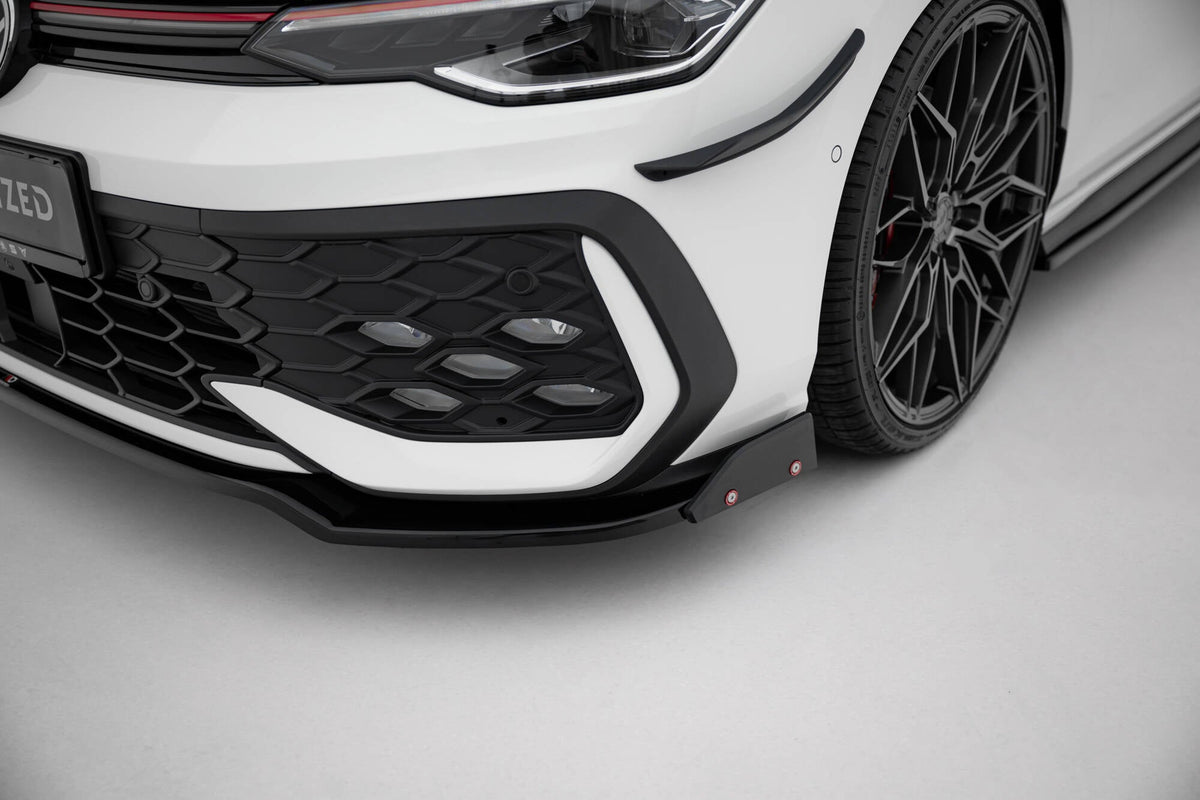 Frontläpp V.3 + Flaps för Volkswagen Golf GTI / GTE / R-Line Mk8 Facelift