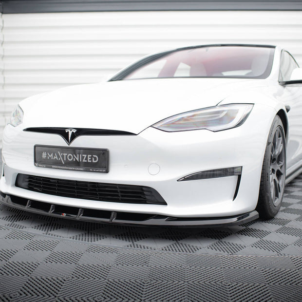 Frontläpp V.3 för Tesla Model S Plaid Mk1 Facelift