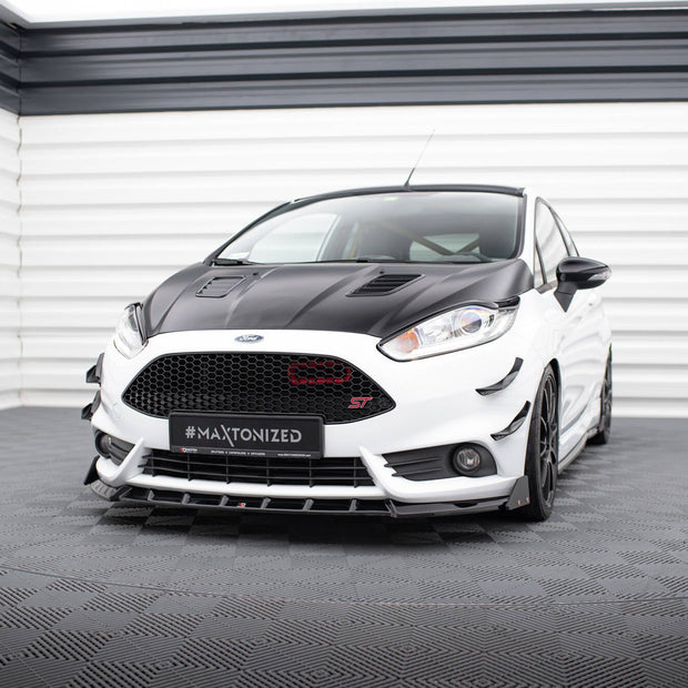 Frontläpp V.6 + Flaps för Ford Fiesta ST Mk7 Facelift