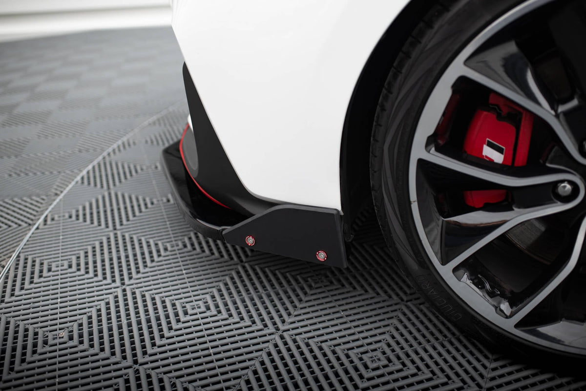 Frontläpp V.6 + Flaps för Hyundai I30 N Mk3 Hatchback/Fastback