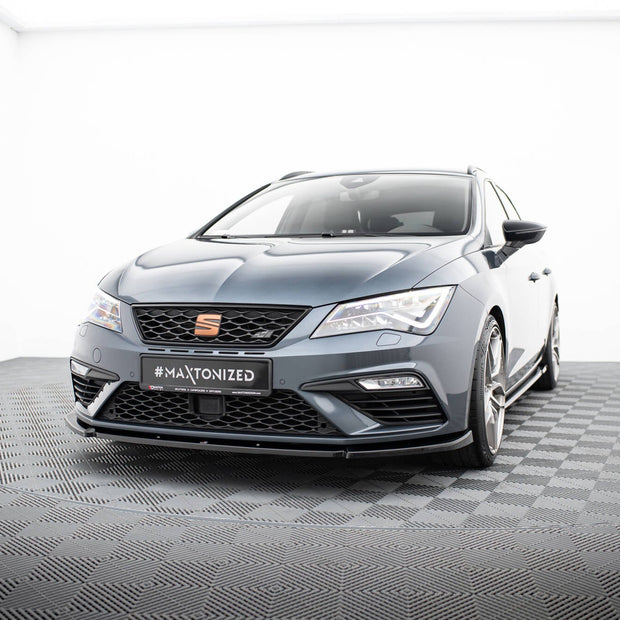 Frontläpp V.6 för Seat Leon Cupra / FR Mk3 Facelift