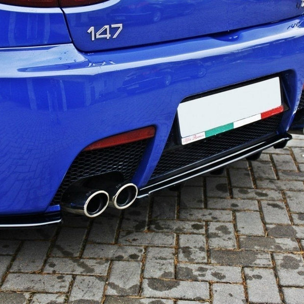 Bakre Splitter för Alfa Romeo 147 GTA (with vertical bars)