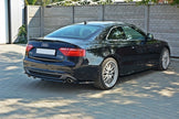 Bakre Splitter för Audi A5 Coupe / Sportback S-Line 8T (with a vertical bar)