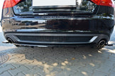 Bakre Splitter för Audi A5 Coupe / Sportback S-Line 8T (with a vertical bar)