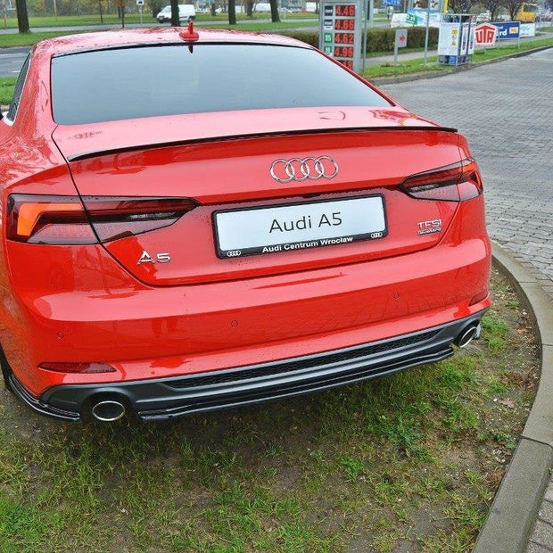 Bakre Splitter för Audi A5 F5 S-Line (without vertical bars)