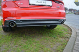 Bakre Splitter för Audi A5 F5 S-Line (without vertical bars)