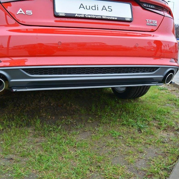 Bakre Splitter för Audi A5 F5 S-Line (without vertical bars)