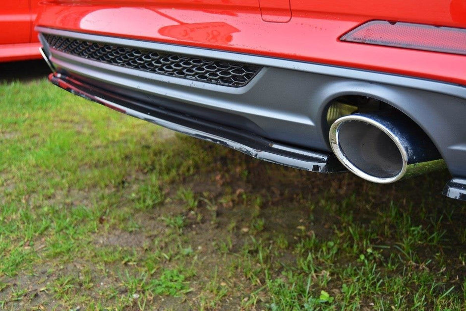 Bakre Splitter för Audi A5 F5 S-Line (without vertical bars)