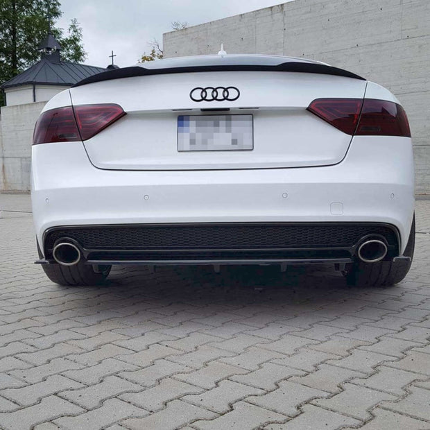 Bakre Splitter för Audi A5 S-Line 8T Facelift (with a vertical bar)