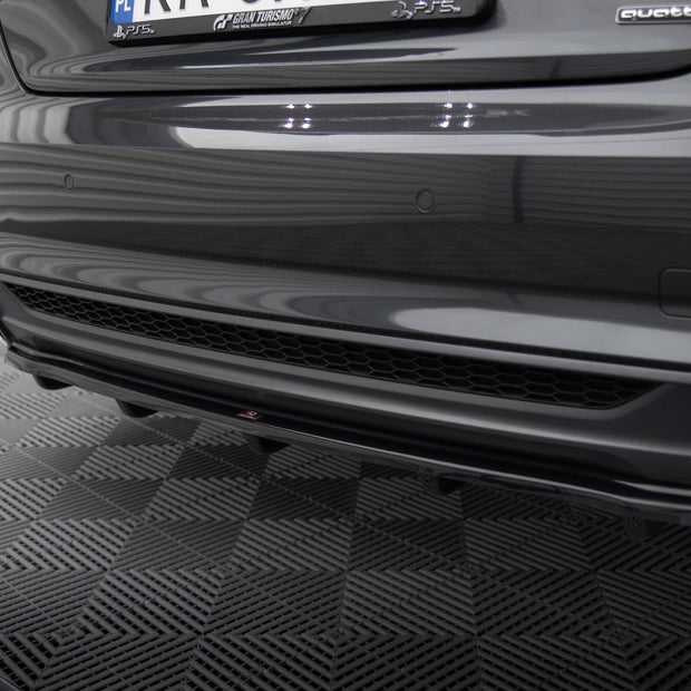 Bakre Splitter för Audi A5 S-Line F5 Coupe / Sportback (with vertical bars)