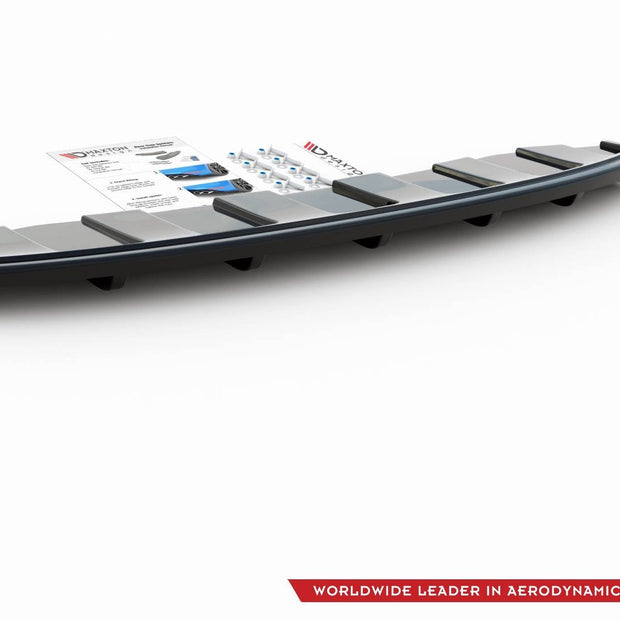 Bakre Splitter för Audi A6 C7 S-LINE AVANT Exhaust 2x1 (with vertical bars)