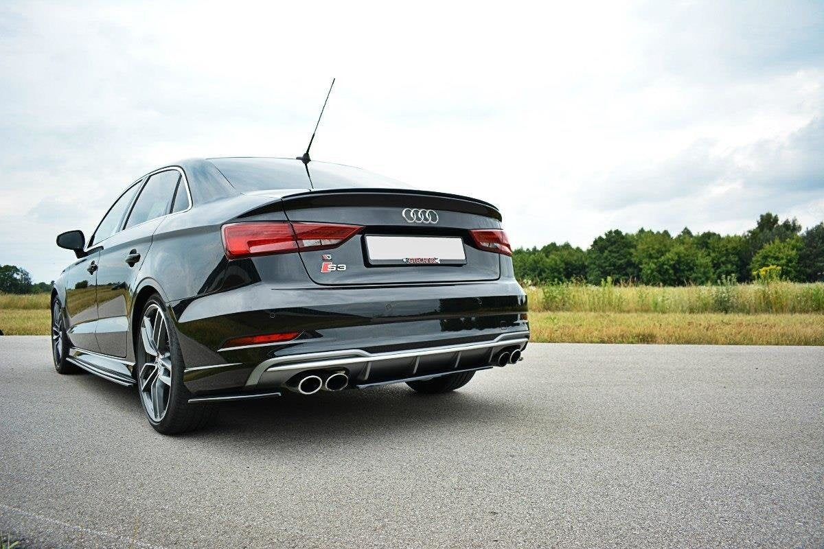 Bakre Splitter för Audi S3 Hatchback / Sportback / Sedan 8V Facelift