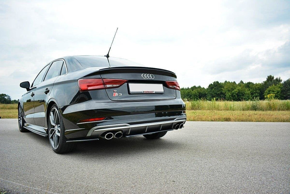 Bakre Splitter för Audi S3 Hatchback / Sportback / Sedan 8V Facelift