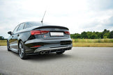 Bakre Splitter för Audi S3 Hatchback / Sportback / Sedan 8V Facelift