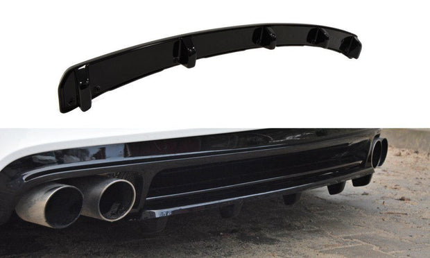 Bakre Splitter för Audi TT S 8J (with a vertical bar)