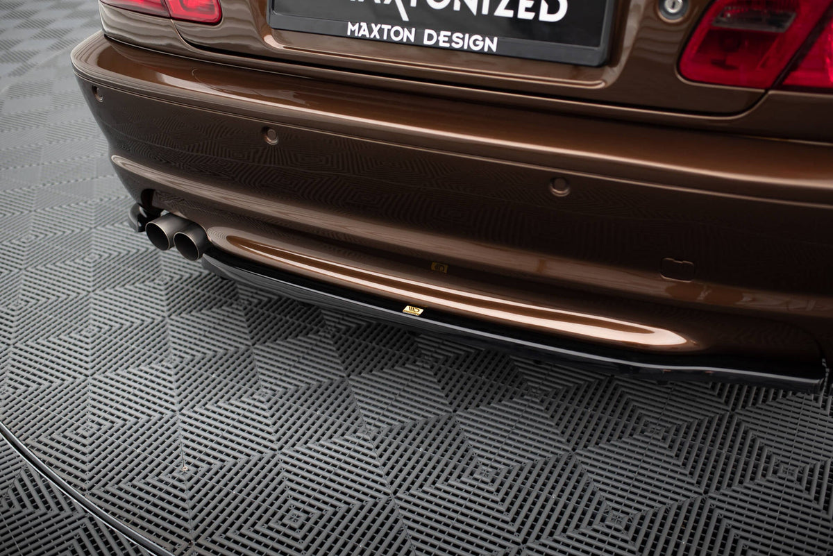 Bakre Splitter för BMW 3 E46 MPACK Coupe (with vertical bars)