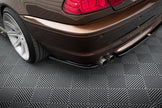 Bakre Splitter för BMW 3 E46 MPACK Coupe (with vertical bars)