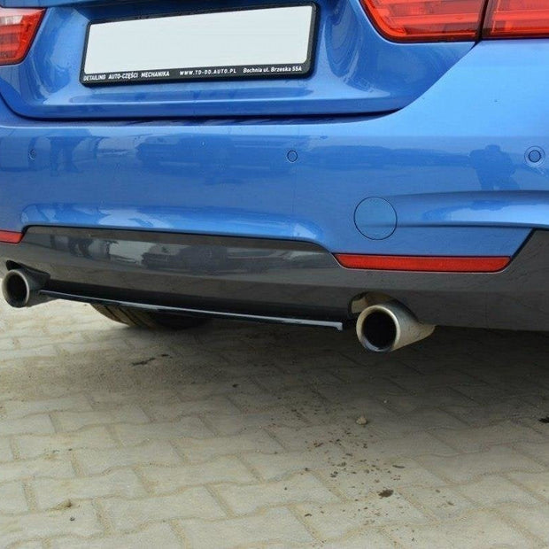 Maxton Design Bakre splitter – BMW 4 Coupe / Gran Coupe / Cabrio M-Pack F32 / F36 / F33 (without vertical bars)