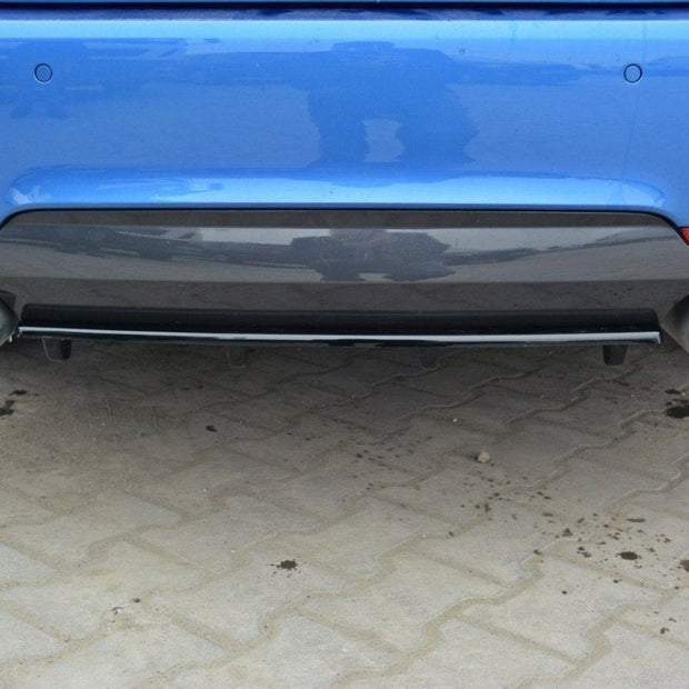 Maxton Design Bakre splitter – BMW 4 Coupe / Gran Coupe / Cabrio M-Pack F32 / F36 / F33 (with vertical bars)