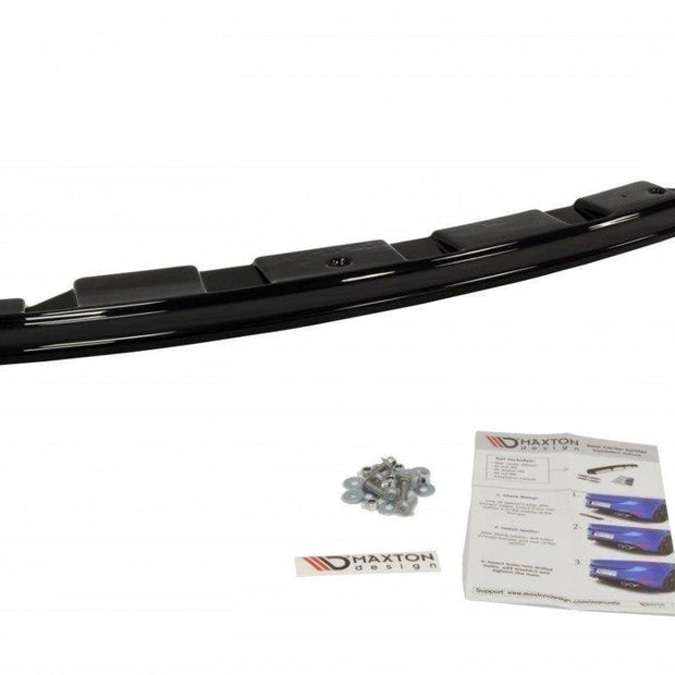 Maxton Design Bakre splitter – BMW 5 M-Pack Sedan/Touring F10/F11 - without vertical bars (fits two double Exhaust ends)