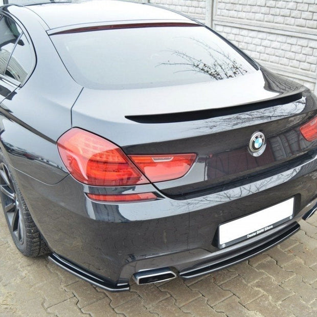 Maxton Design Bakre splitter – BMW 6 Gran Coupé MPACK (with a vertical bar)