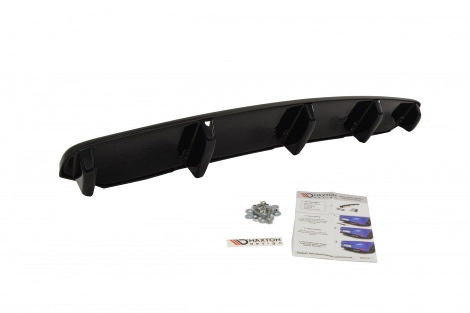 Maxton Design Bakre splitter BMW 6 Gran Coupé MPACK (with a vertical bar) – bild 7