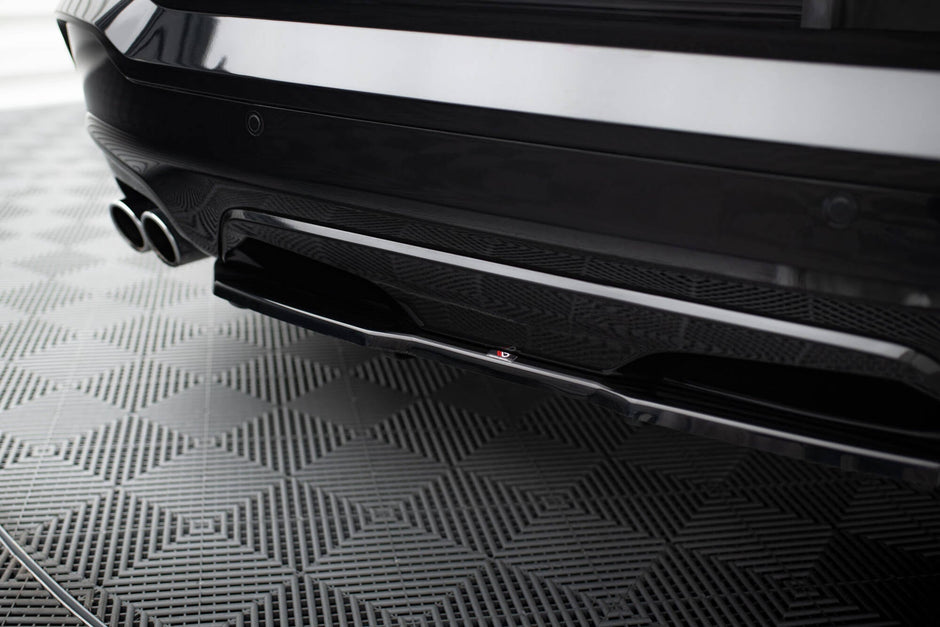 Bakre Splitter för BMW X4 M-PACK (with a vertical bar)