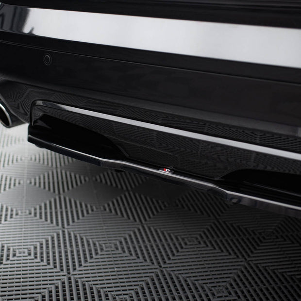 Bakre Splitter för BMW X4 M-PACK (with a vertical bar)