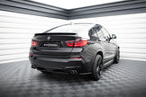 Bakre Splitter för BMW X4 M-PACK (with a vertical bar)