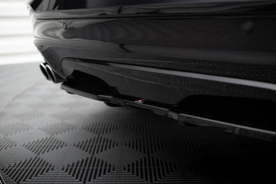 Bakre Splitter för BMW X4 M-PACK (with a vertical bar)