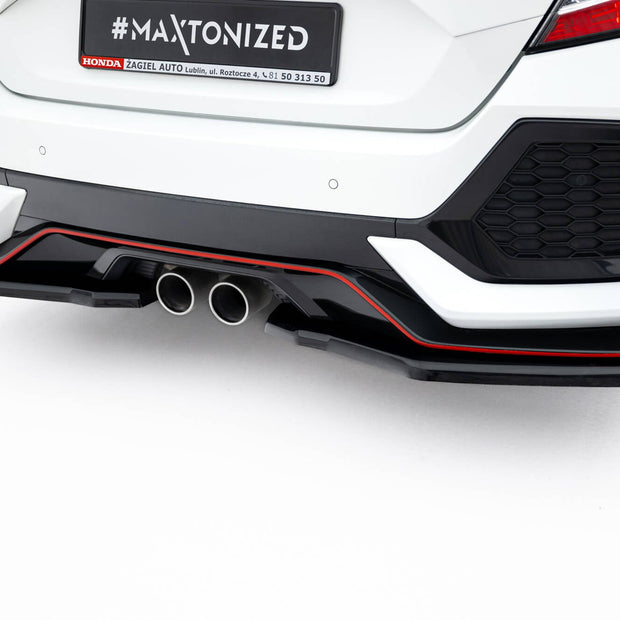 Bakre Splitter för Honda Civic Sport Mk 10