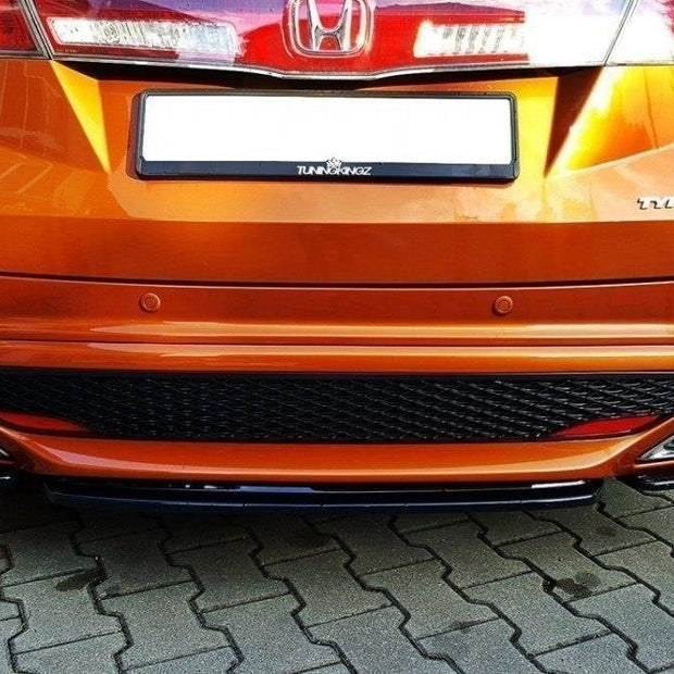 Bakre Splitter för Honda Civic Mk8 TYPE S/R (without vertical bars)