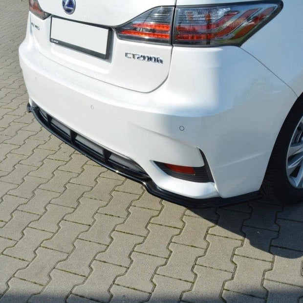 Bakre Splitter för Lexus CT Mk1 Facelift (without vertical bars)