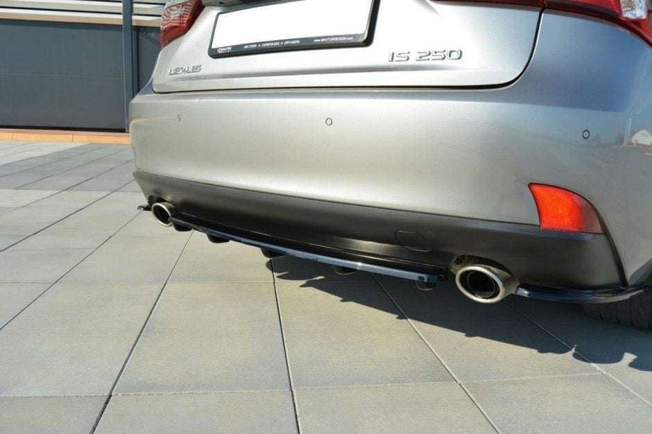Bakre Splitter för Lexus IS Mk3 T (with vertical bars)