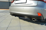Bakre Splitter för Lexus IS Mk3 T (with vertical bars)